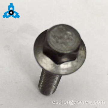 Tornillos de perno de brida de cabeza de brida negra de 14 mm